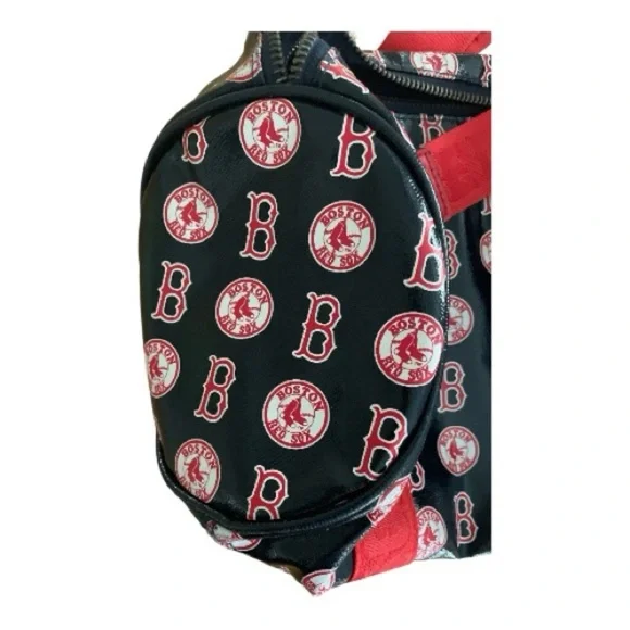 MLB B….for Betsy Red Boston Red Sox Shoulder Bag with Team Logo Pattern - Picture 3 of 5